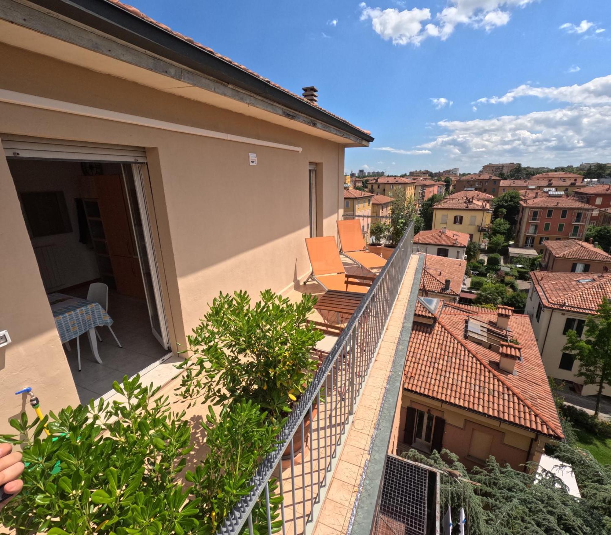 Bellavista Panoramic Terrace Appartamento Con Terrazza Zona Sant Orsola ボローニャ エクステリア 写真